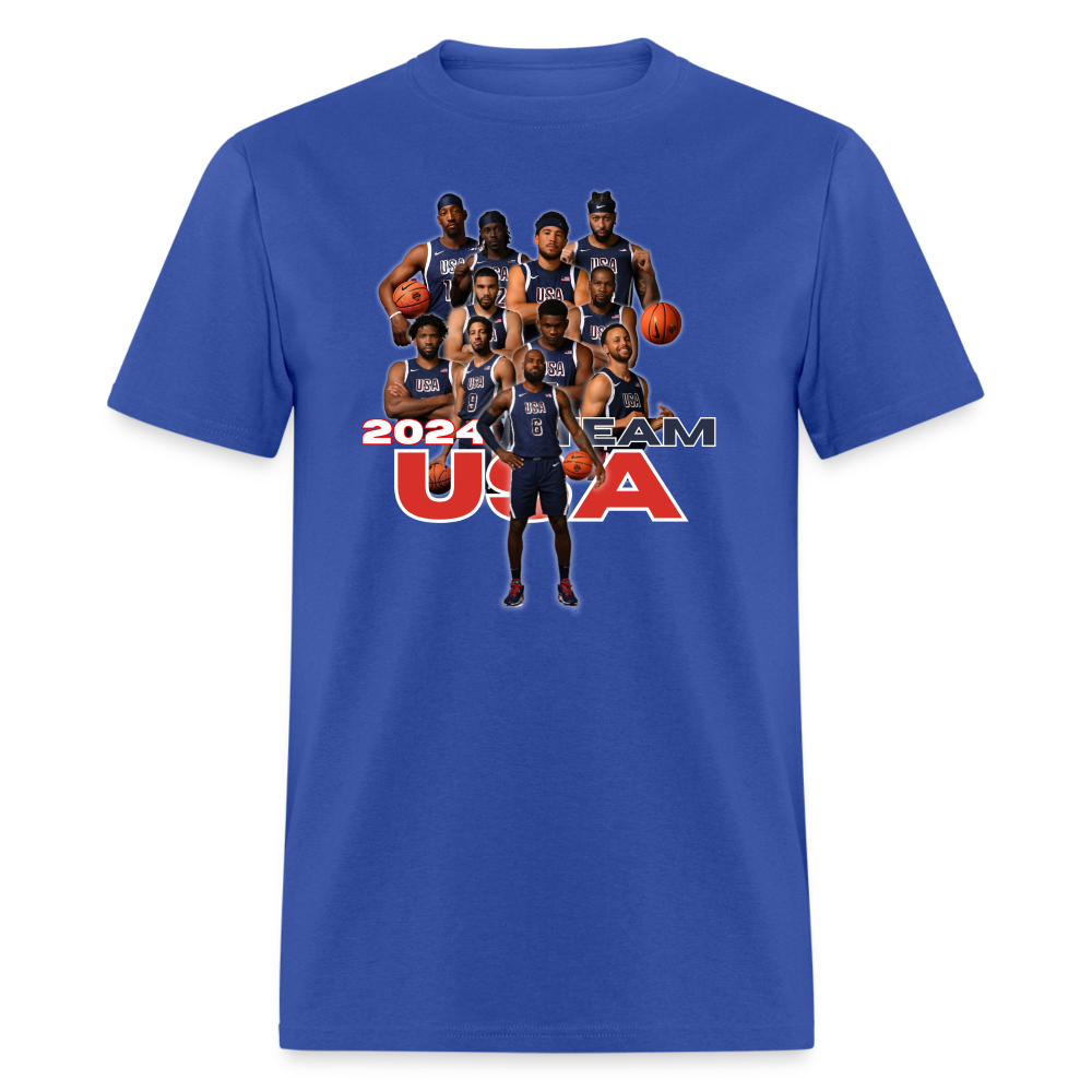 2024 Team USA Jason Tatum Lebron Unisex Classic T-Shirt - royal blue