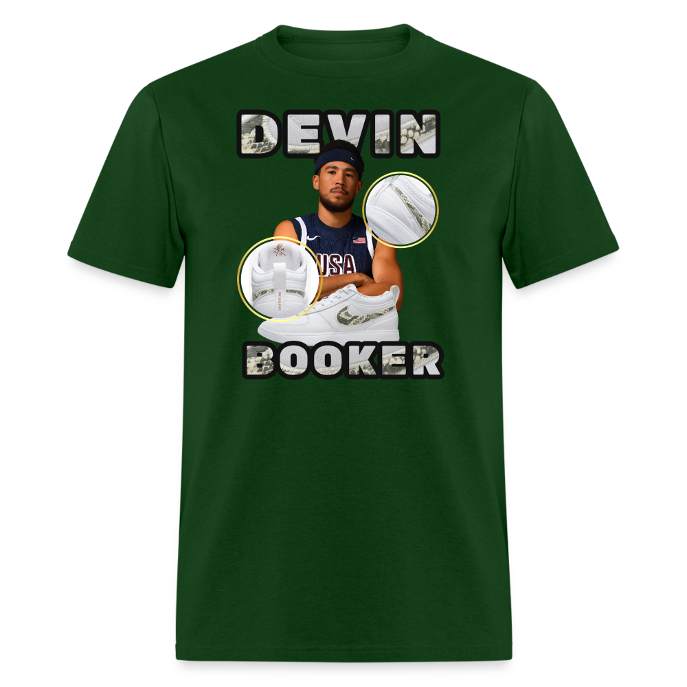 Purple Devin Booker Unisex Classic T-Shirt - forest green