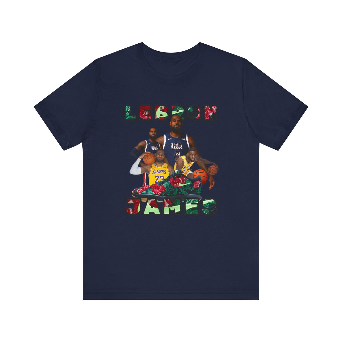 PURPLE Lebron Unisex Jersey Short Sleeve Tee
