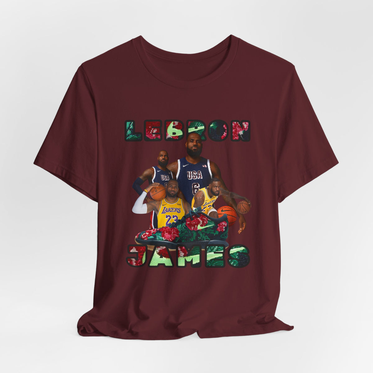 PURPLE Lebron Unisex Jersey Short Sleeve Tee