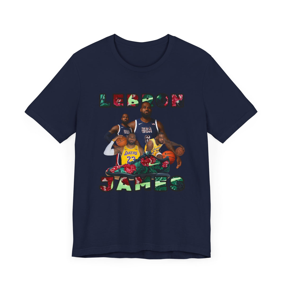PURPLE Lebron Unisex Jersey Short Sleeve Tee