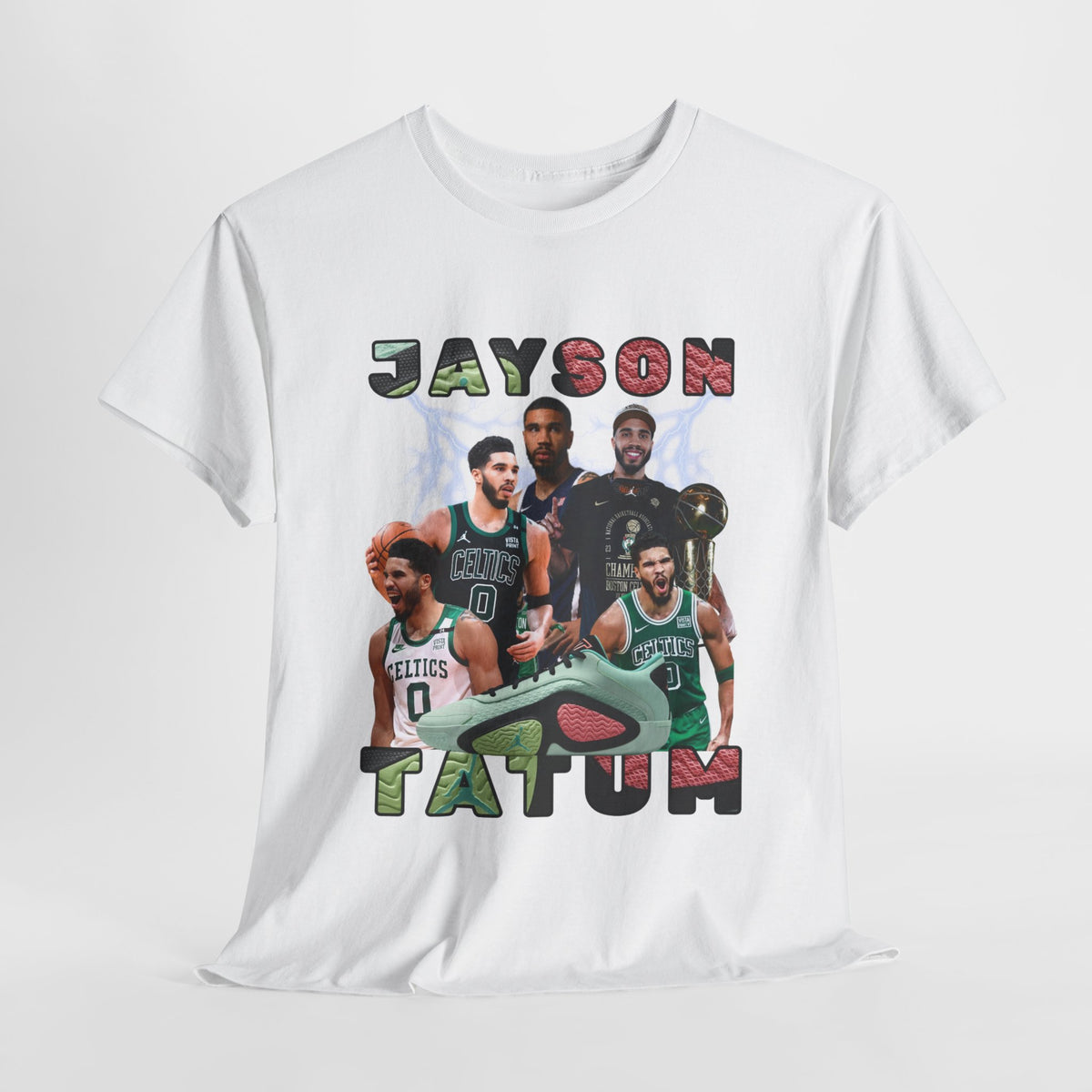 JAYSON Tatum NBA Team Tee Duke shirt Boston Celtics Jaylen Brown Graphic Art Autograph Jordan Shoe Tatum 2 Vortex Basketball Shoes Unisex Heavy Cotton Tee