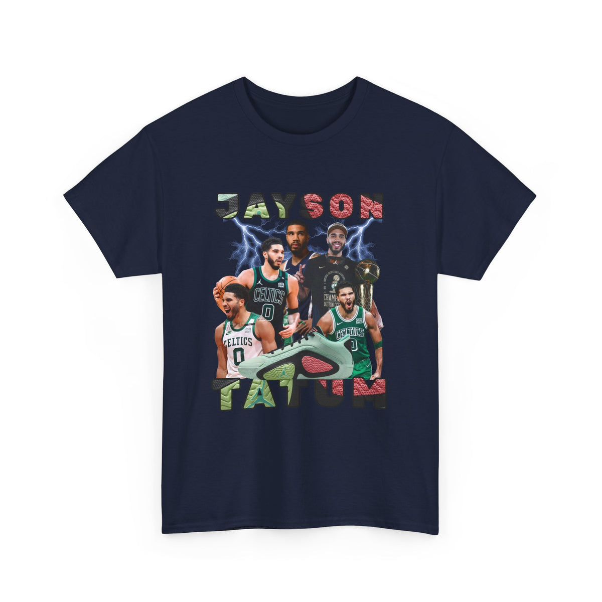 JAYSON Tatum NBA Team Tee Duke shirt Boston Celtics Jaylen Brown Graphic Art Autograph Jordan Shoe Tatum 2 Vortex Basketball Shoes Unisex Heavy Cotton Tee
