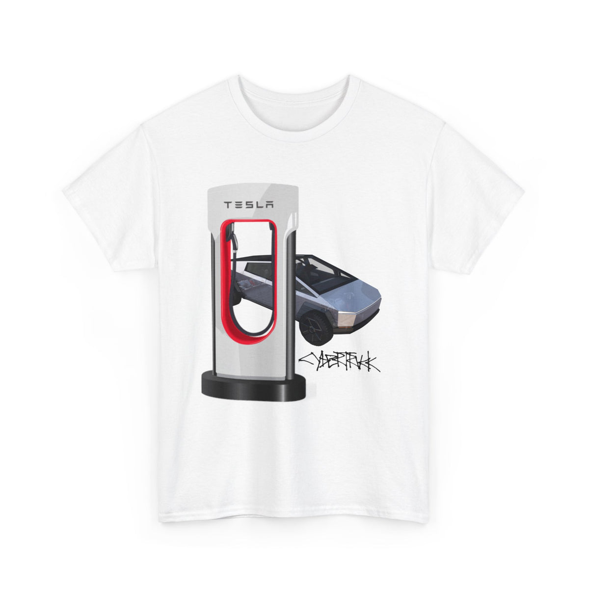 Tesla Charging station Unisex Tee