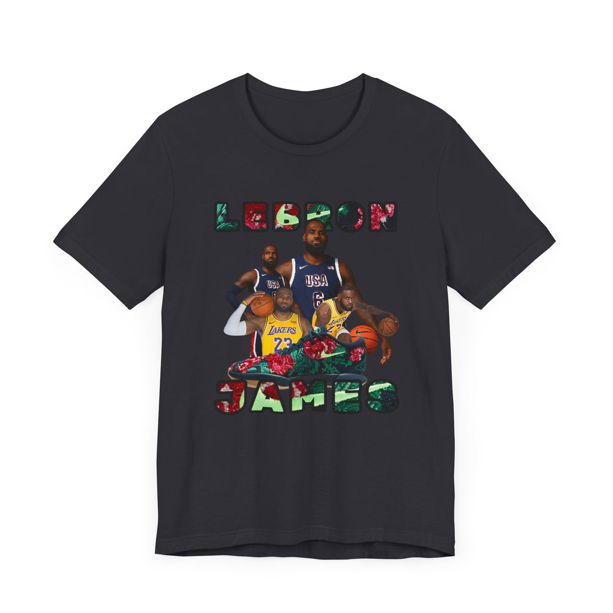 PURPLE Lebron Unisex Jersey Short Sleeve Tee