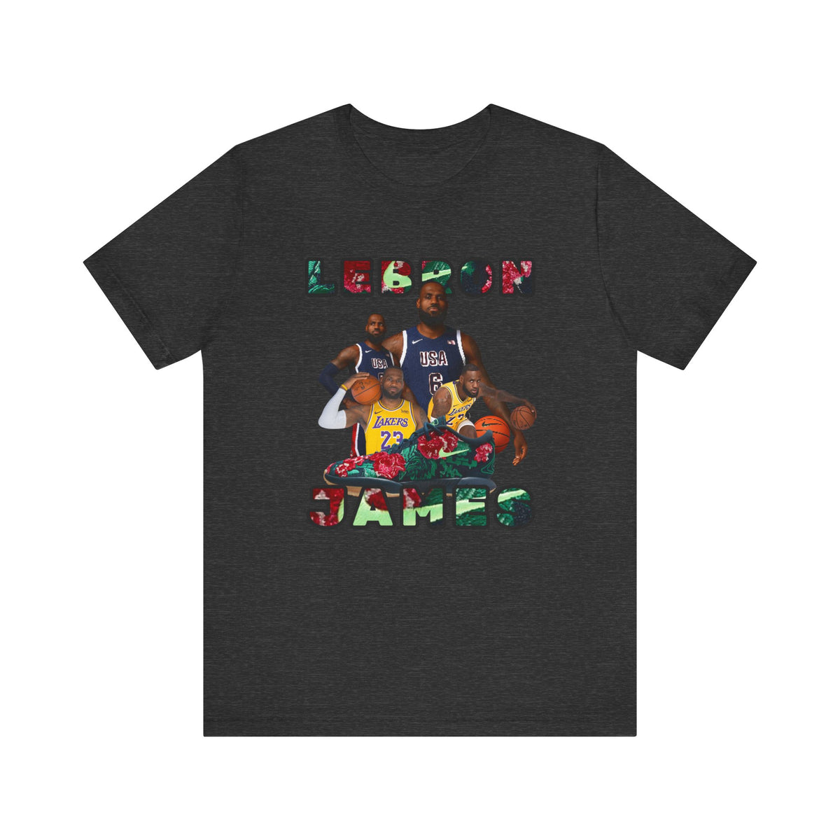 PURPLE Lebron Unisex Jersey Short Sleeve Tee