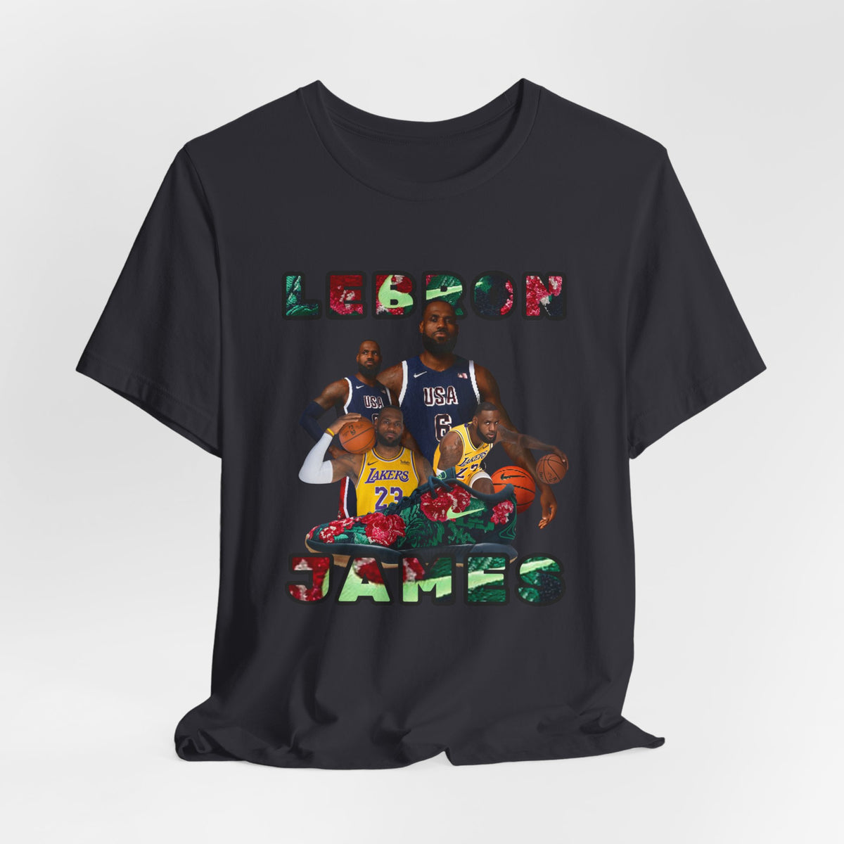 PURPLE Lebron Unisex Jersey Short Sleeve Tee