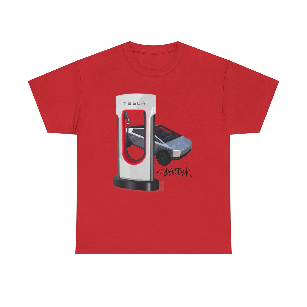 Tesla Charging station Unisex Tee