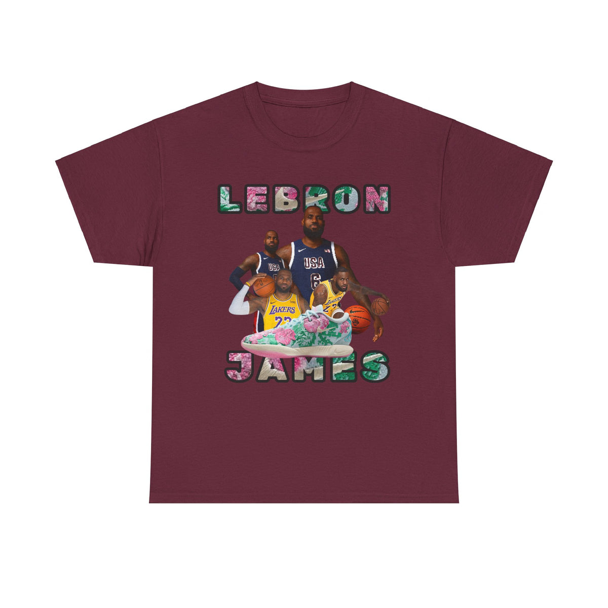 PINK  Lebron Unisex Heavy Cotton Tee