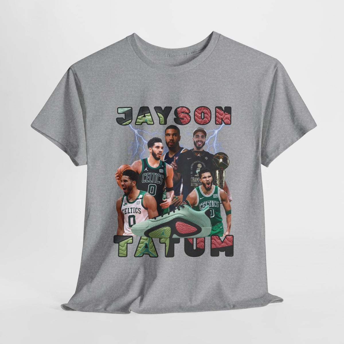 JAYSON Tatum NBA Team Tee Duke shirt Boston Celtics Jaylen Brown Graphic Art Autograph Jordan Shoe Tatum 2 Vortex Basketball Shoes Unisex Heavy Cotton Tee