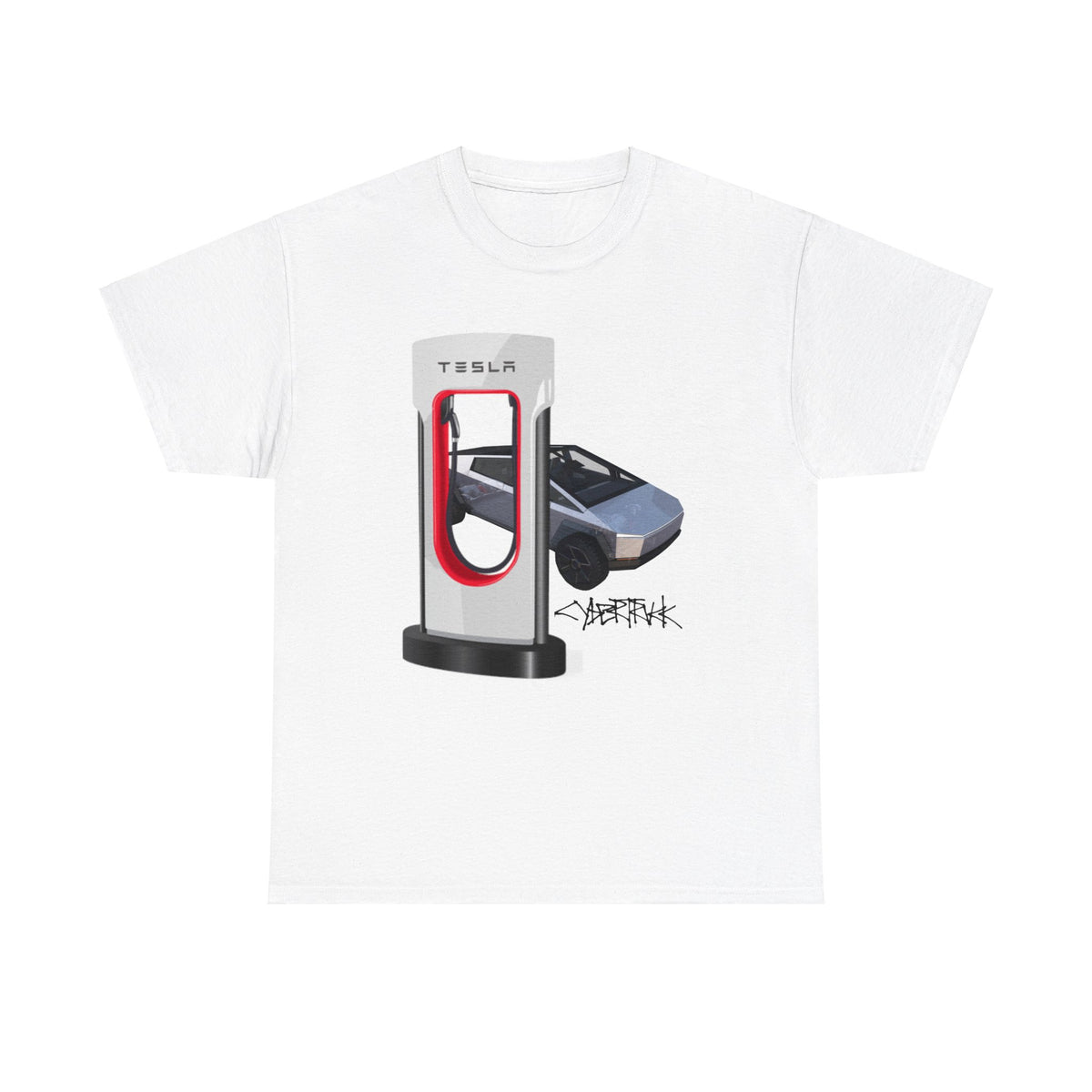 Tesla Charging station Unisex Tee