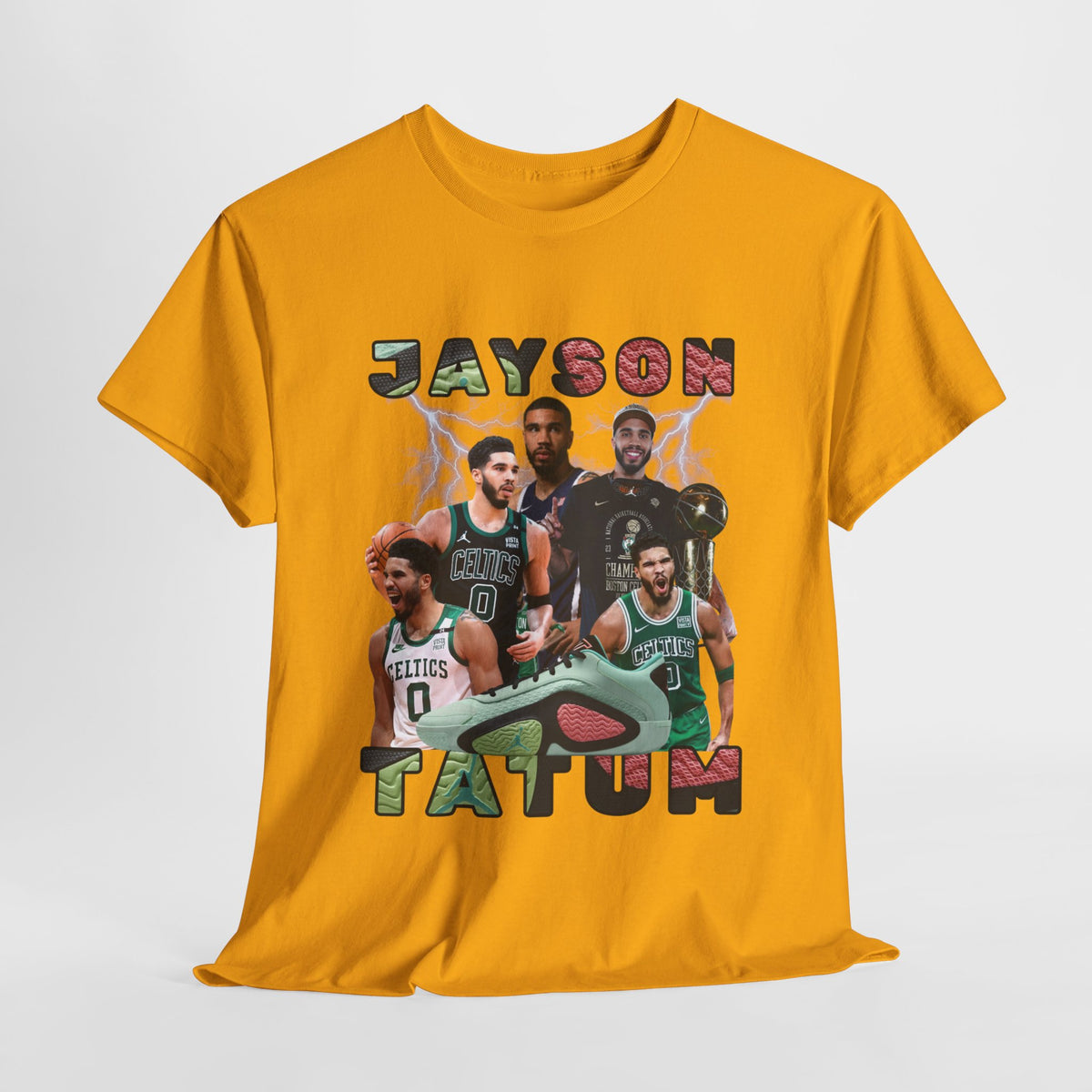 JAYSON Tatum NBA Team Tee Duke shirt Boston Celtics Jaylen Brown Graphic Art Autograph Jordan Shoe Tatum 2 Vortex Basketball Shoes Unisex Heavy Cotton Tee