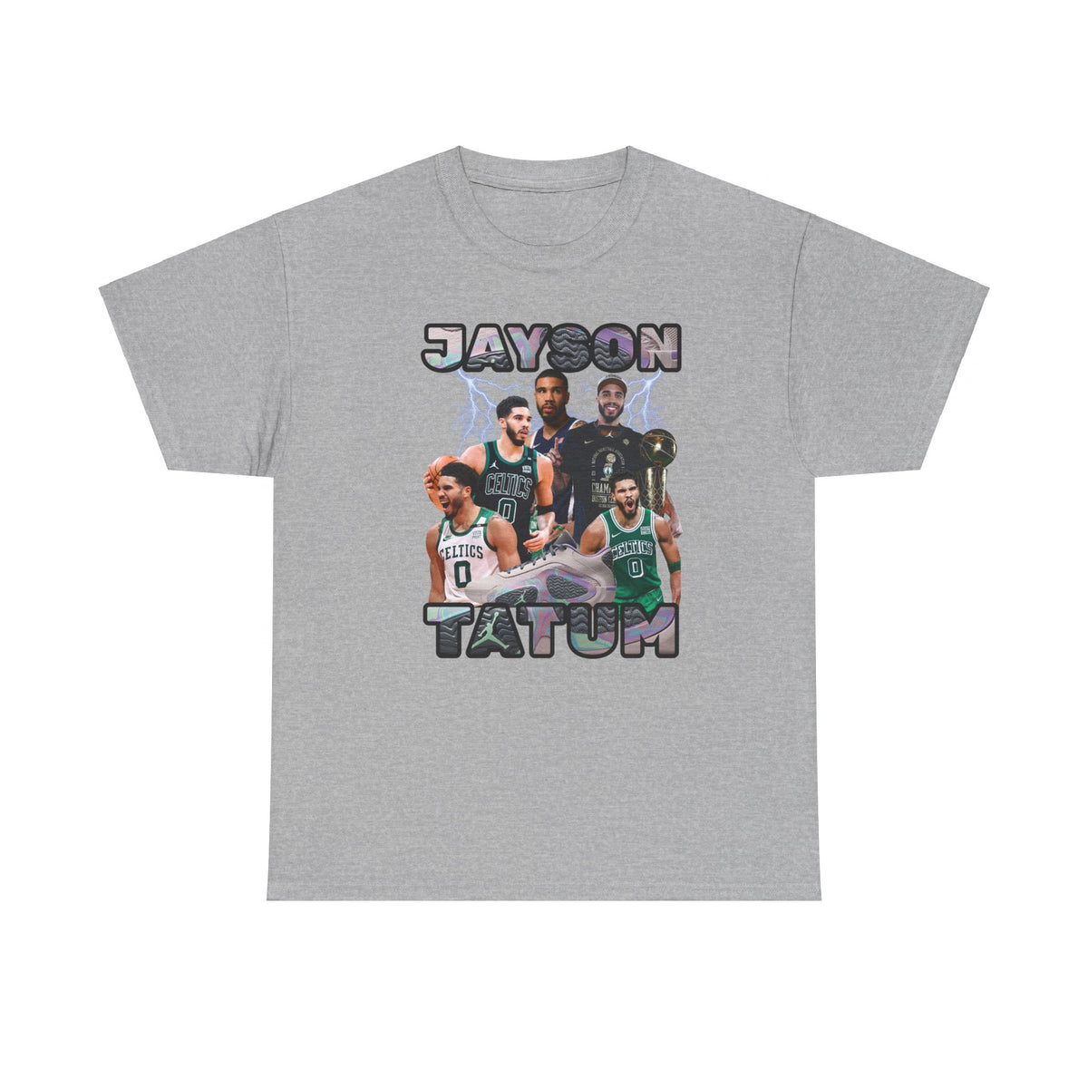JAYSON Tatum 2 "Sidewalk Chalk" Basketball Shoes Tatum Unisex Heavy Cotton Tee