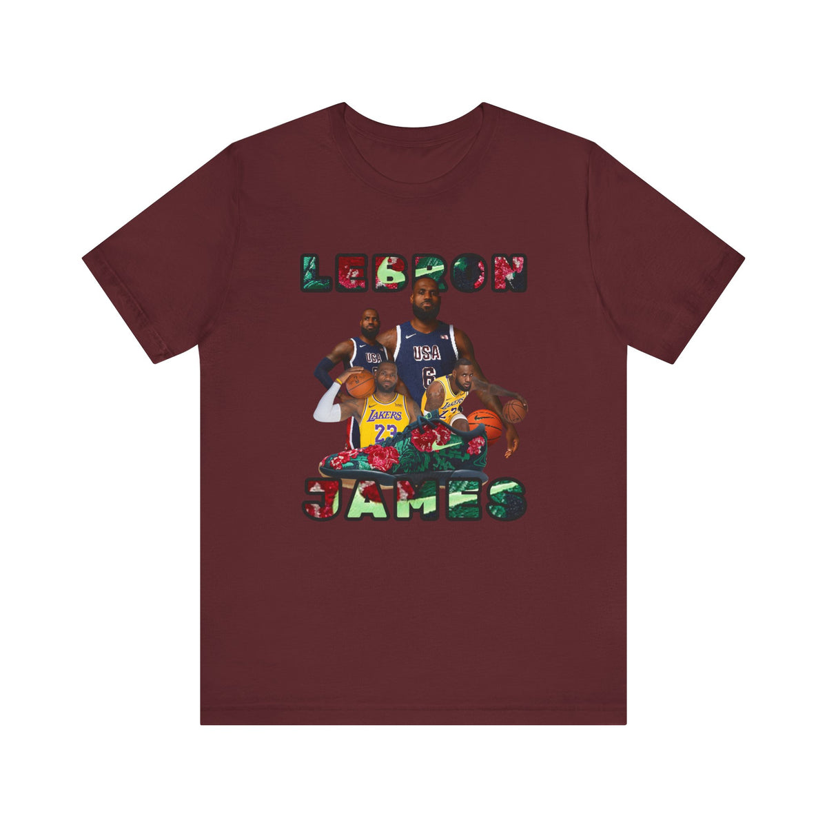 PURPLE Lebron Unisex Jersey Short Sleeve Tee