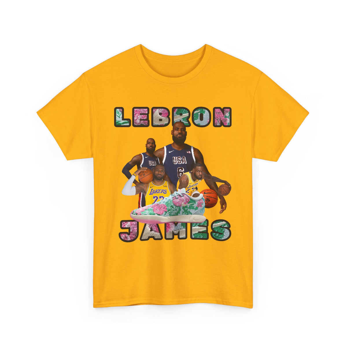 PINK  Lebron Unisex Heavy Cotton Tee