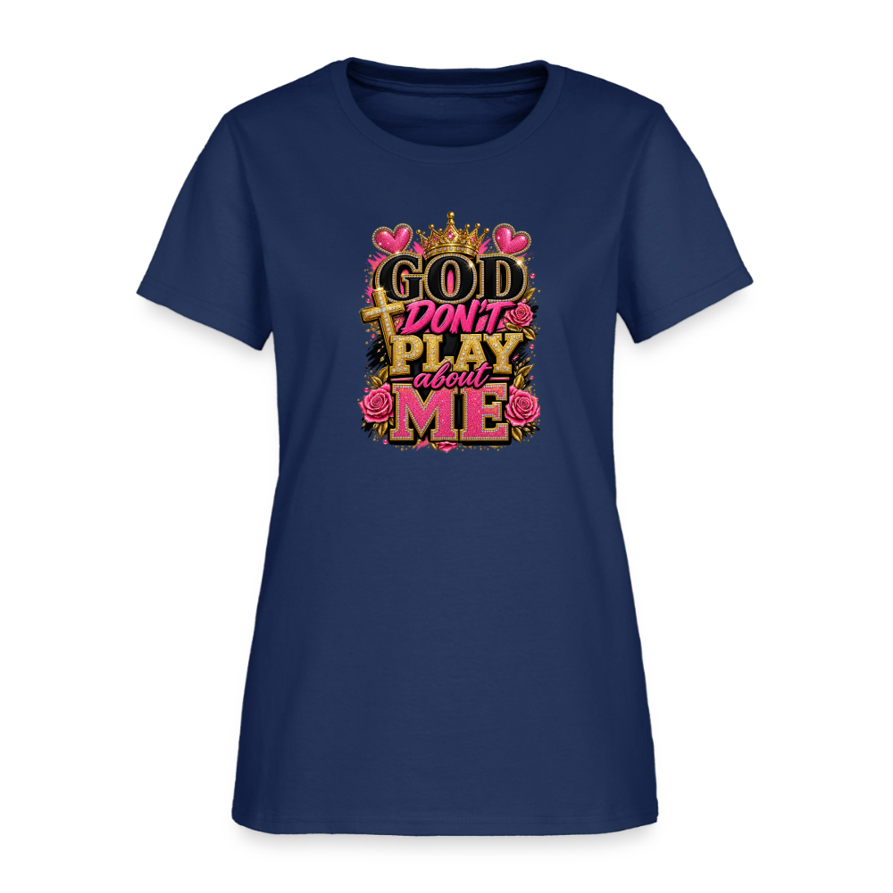 Women's T-Shirt -  blue dusk