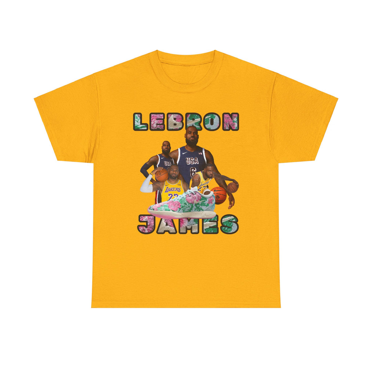 PINK  Lebron Unisex Heavy Cotton Tee