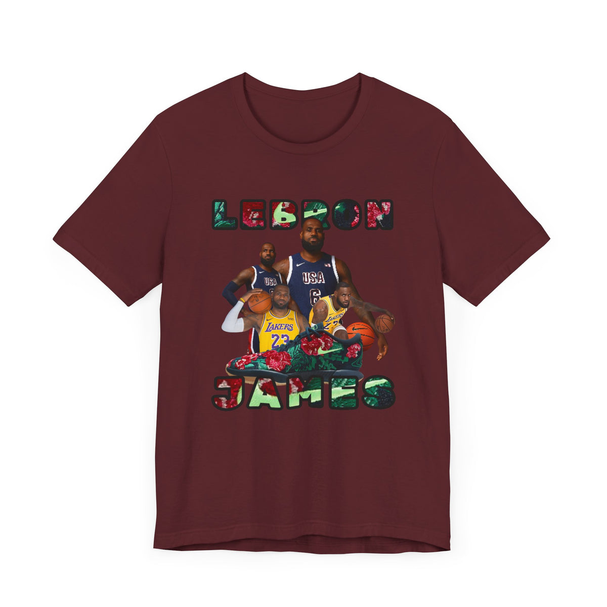 PURPLE Lebron Unisex Jersey Short Sleeve Tee