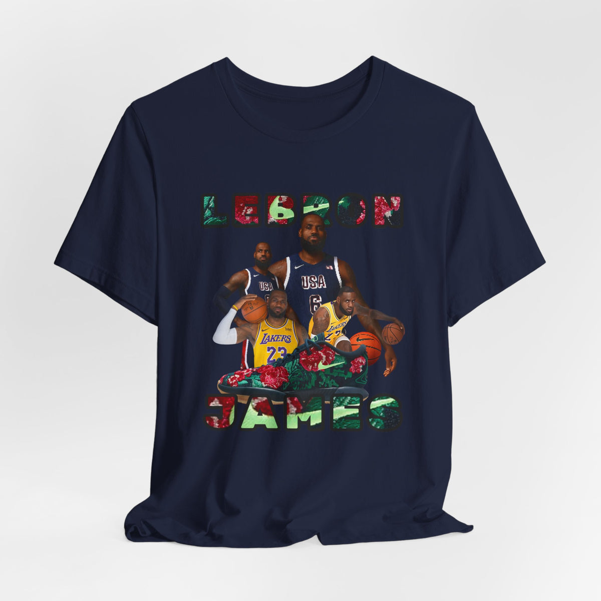 PURPLE Lebron Unisex Jersey Short Sleeve Tee
