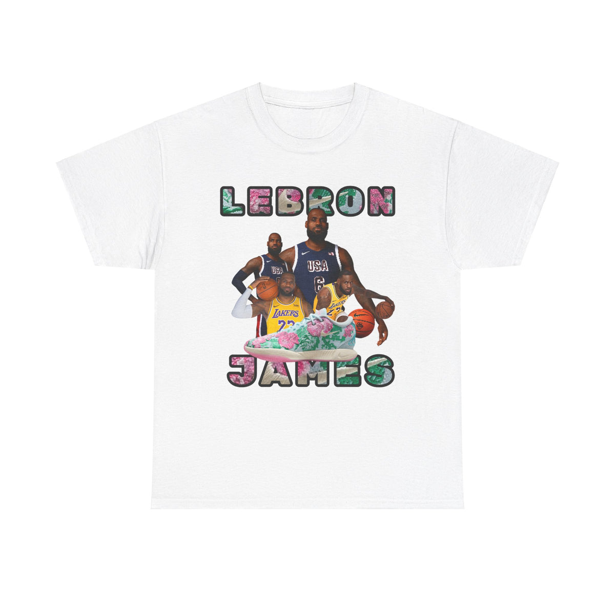PINK  Lebron Unisex Heavy Cotton Tee