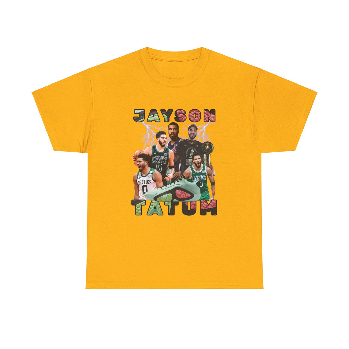 JAYSON Tatum NBA Team Tee Duke shirt Boston Celtics Jaylen Brown Graphic Art Autograph Jordan Shoe Tatum 2 Vortex Basketball Shoes Unisex Heavy Cotton Tee