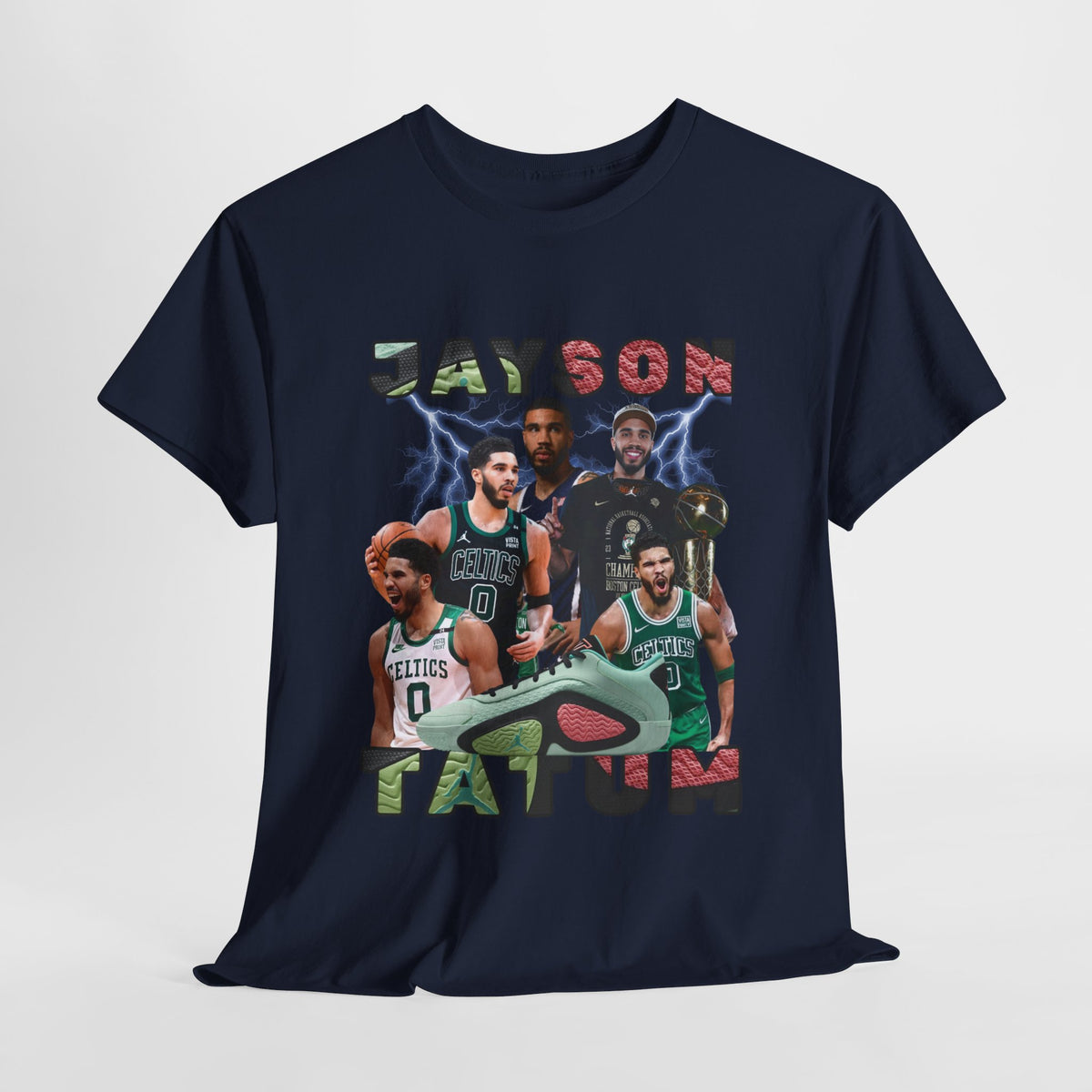 JAYSON Tatum NBA Team Tee Duke shirt Boston Celtics Jaylen Brown Graphic Art Autograph Jordan Shoe Tatum 2 Vortex Basketball Shoes Unisex Heavy Cotton Tee