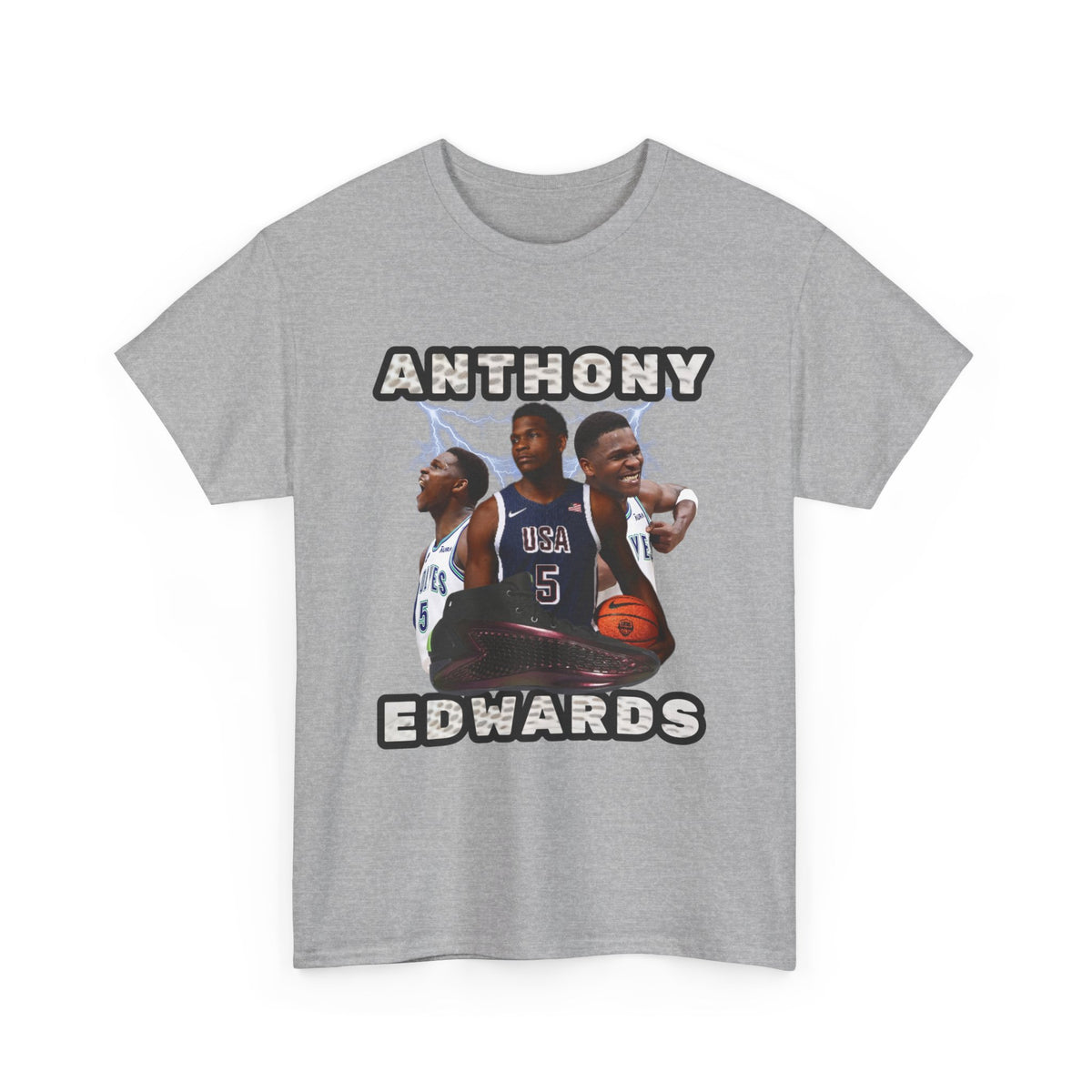 BLUE Anthony Edwards shirt Nba Tee Anthony Edwards poster png