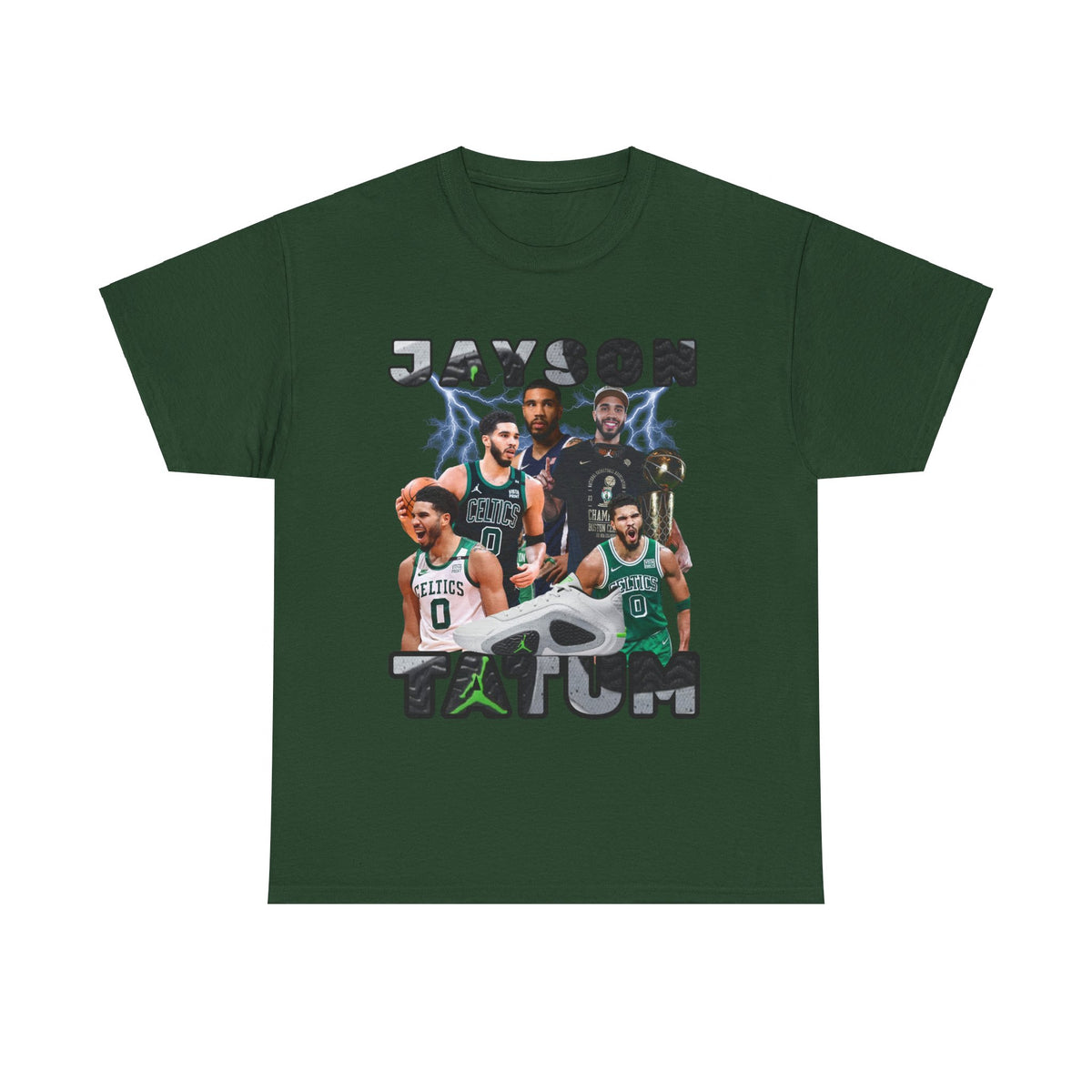 WHITE SHOESJAYSON Tatum NBA Team Tee Duke shirt Boston Celtics |