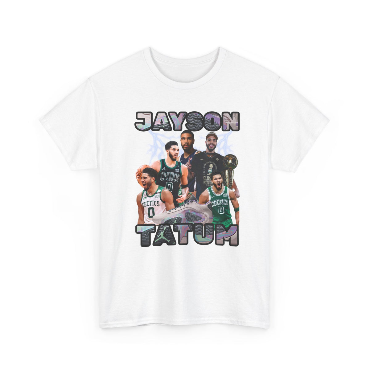 JAYSON Tatum 2 "Sidewalk Chalk" Basketball Shoes Tatum Unisex Heavy Cotton Tee