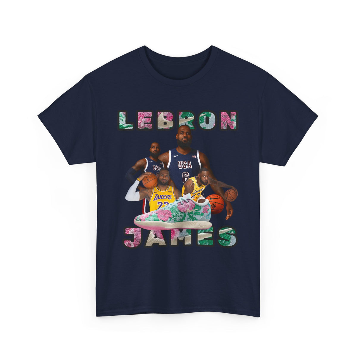 PINK  Lebron Unisex Heavy Cotton Tee