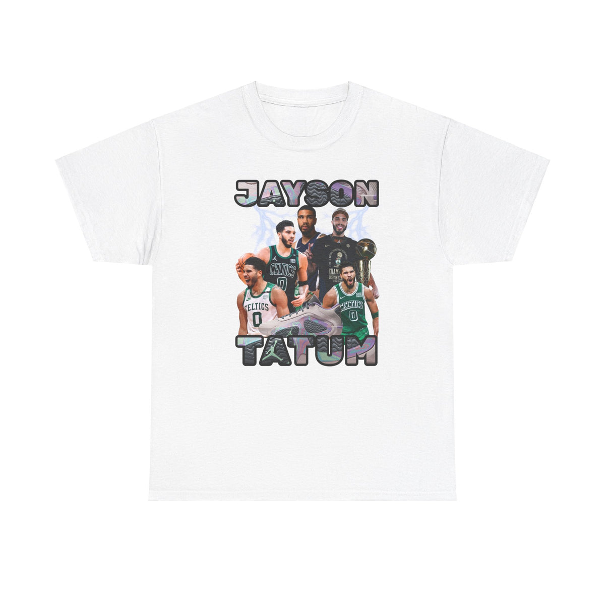 JAYSON Tatum 2 "Sidewalk Chalk" Basketball Shoes Tatum Unisex Heavy Cotton Tee