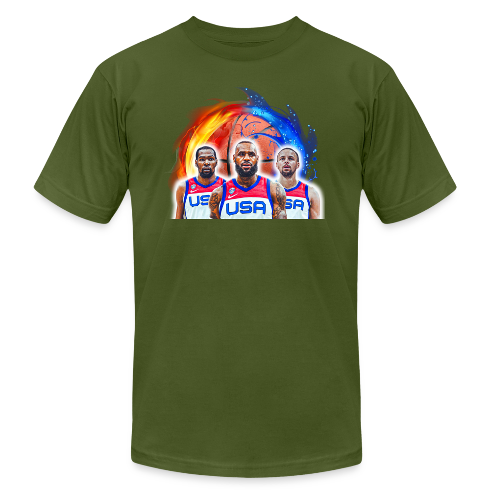 Unisex Jersey T-Shirt by Bella + Canvas - olive