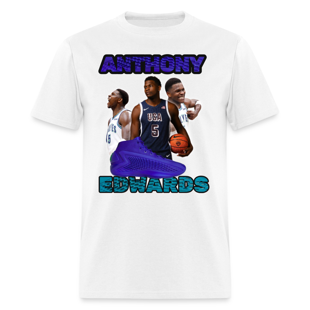 ANTHONY EDWARDS #1 OPTION  Unisex Classic T-Shirt - white