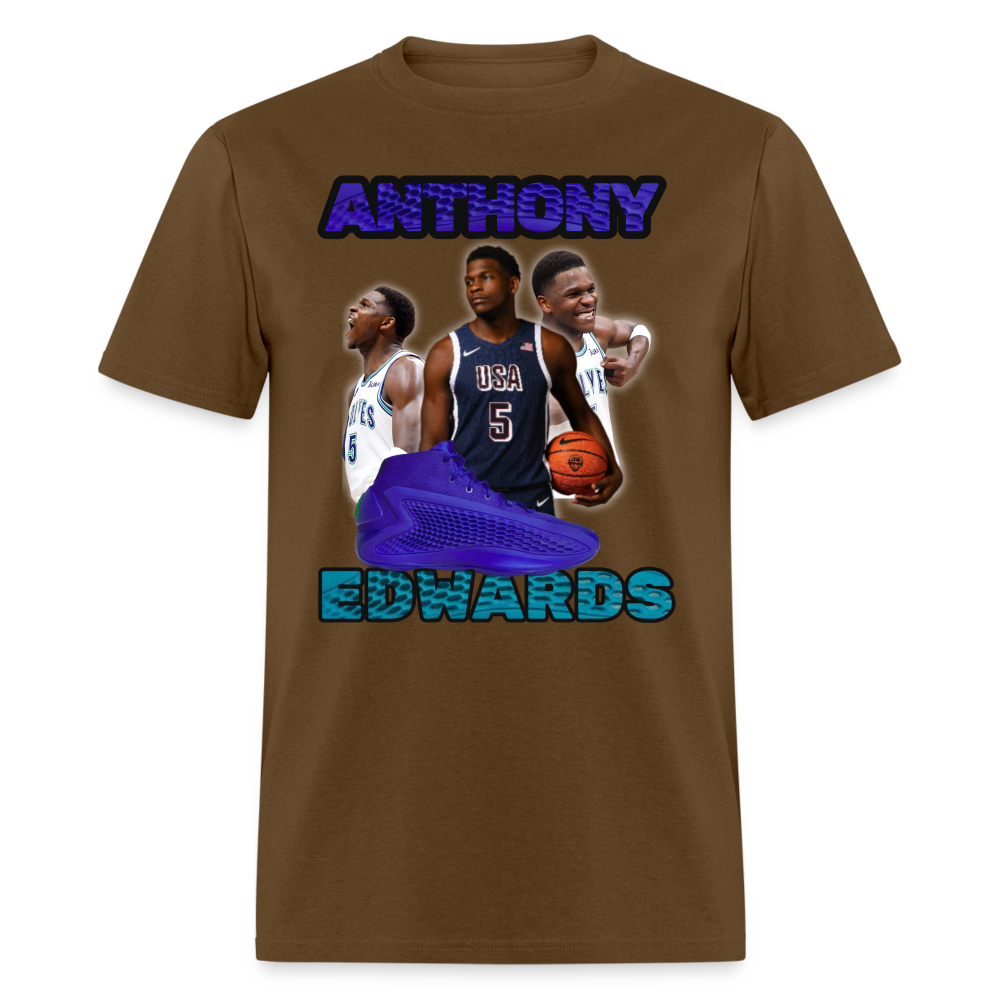 ANTHONY EDWARDS #1 OPTION  Unisex Classic T-Shirt - brown