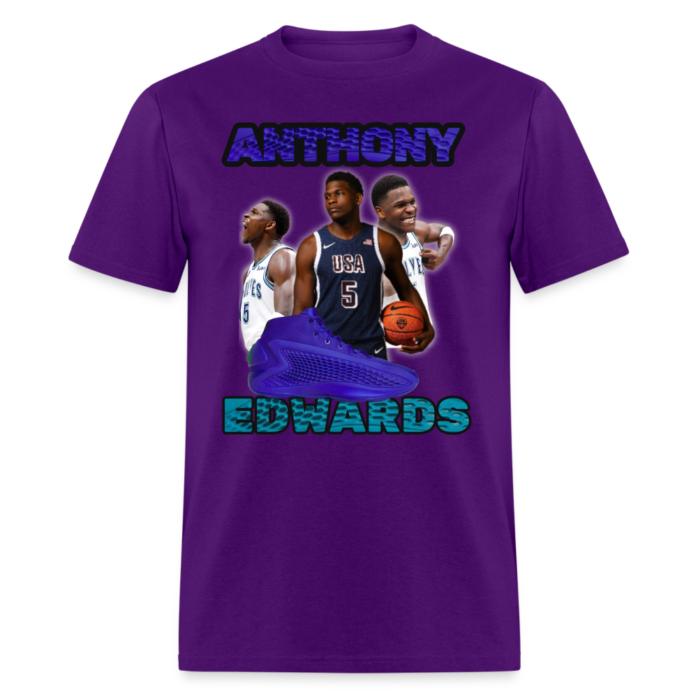 ANTHONY EDWARDS #1 OPTION  Unisex Classic T-Shirt - purple