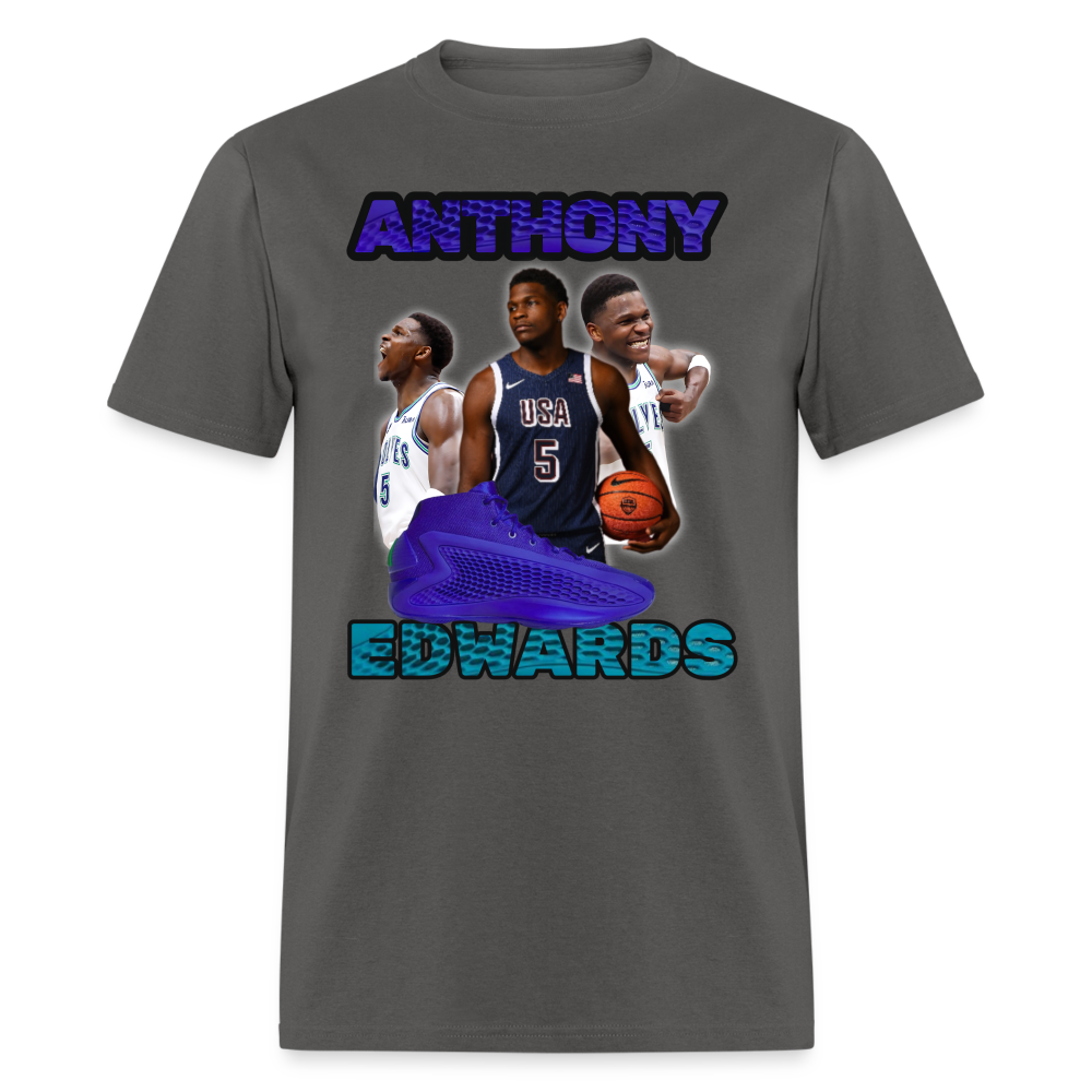 ANTHONY EDWARDS #1 OPTION  Unisex Classic T-Shirt - charcoal