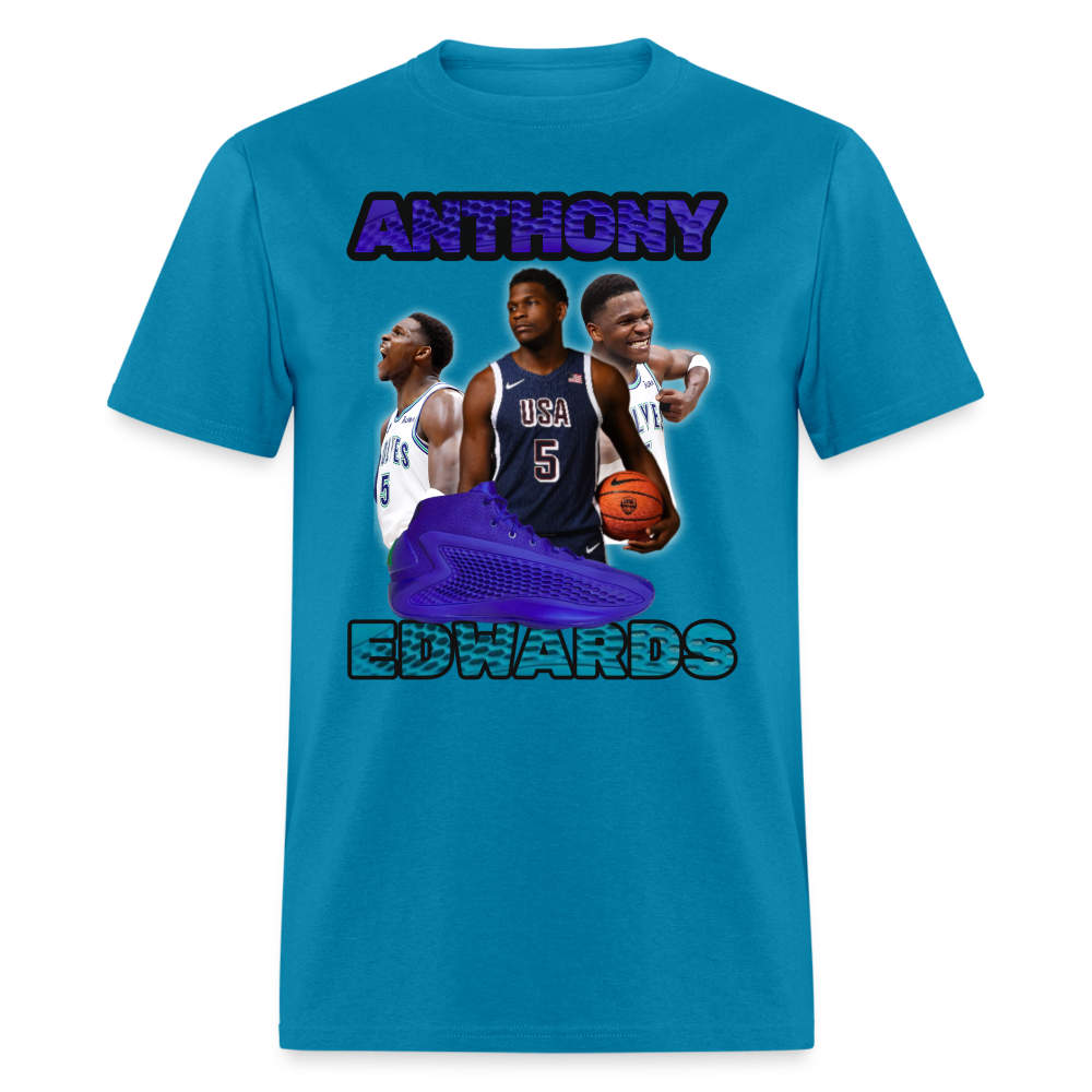 ANTHONY EDWARDS #1 OPTION  Unisex Classic T-Shirt - turquoise