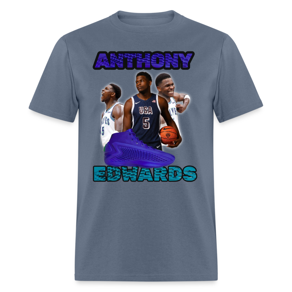 ANTHONY EDWARDS #1 OPTION  Unisex Classic T-Shirt - denim