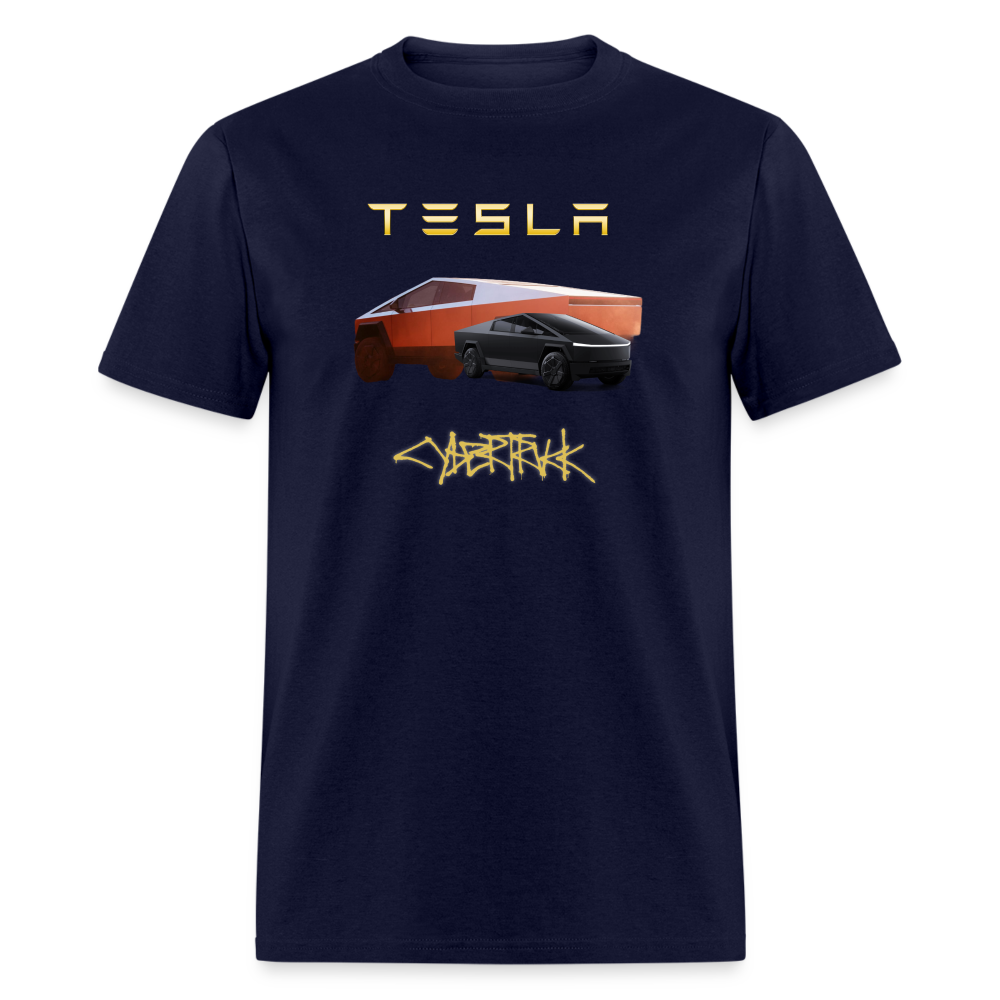TESLA CYBER TRUCK shirt Elon Tesla shirt Tshirt Tesla Car Lover Gift Unisex  TeeUnisex Classic T-Shirt - navy