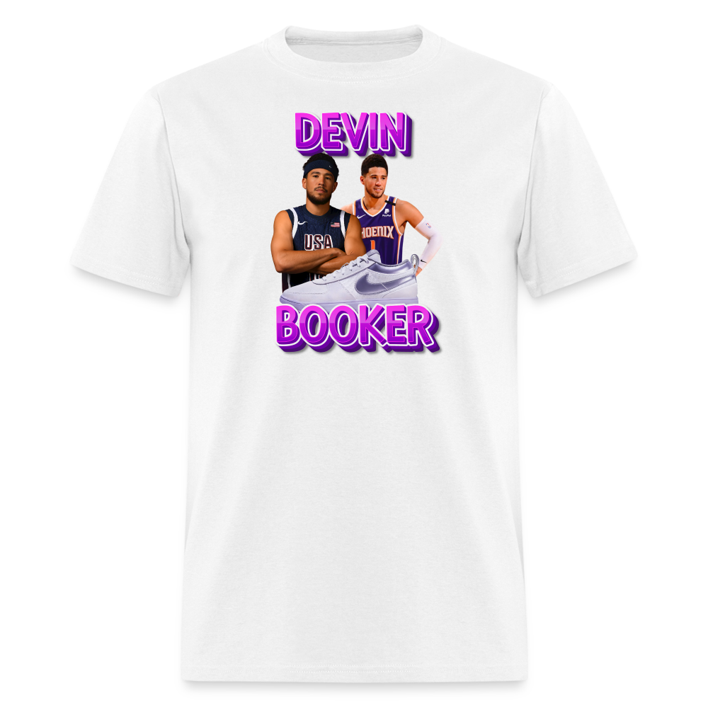 Devin Book Unisex Classic T-Shirt - white
