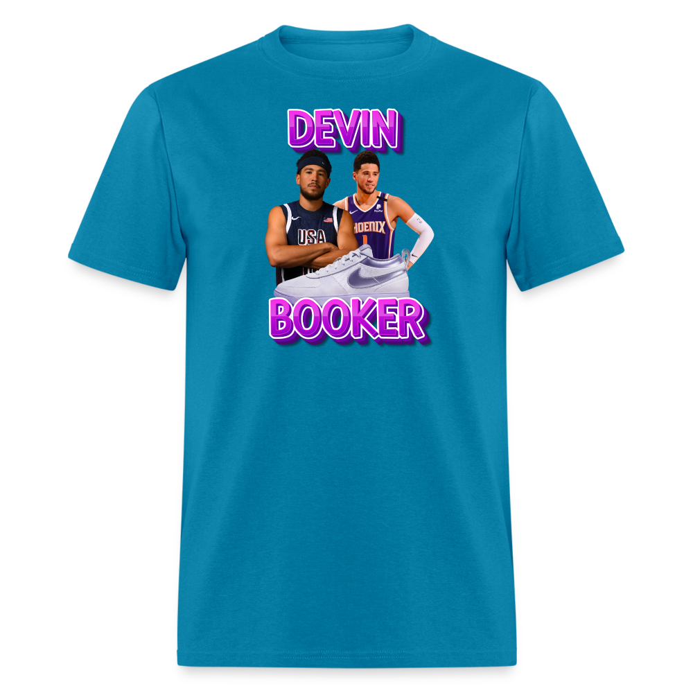 Devin Book Unisex Classic T-Shirt - turquoise