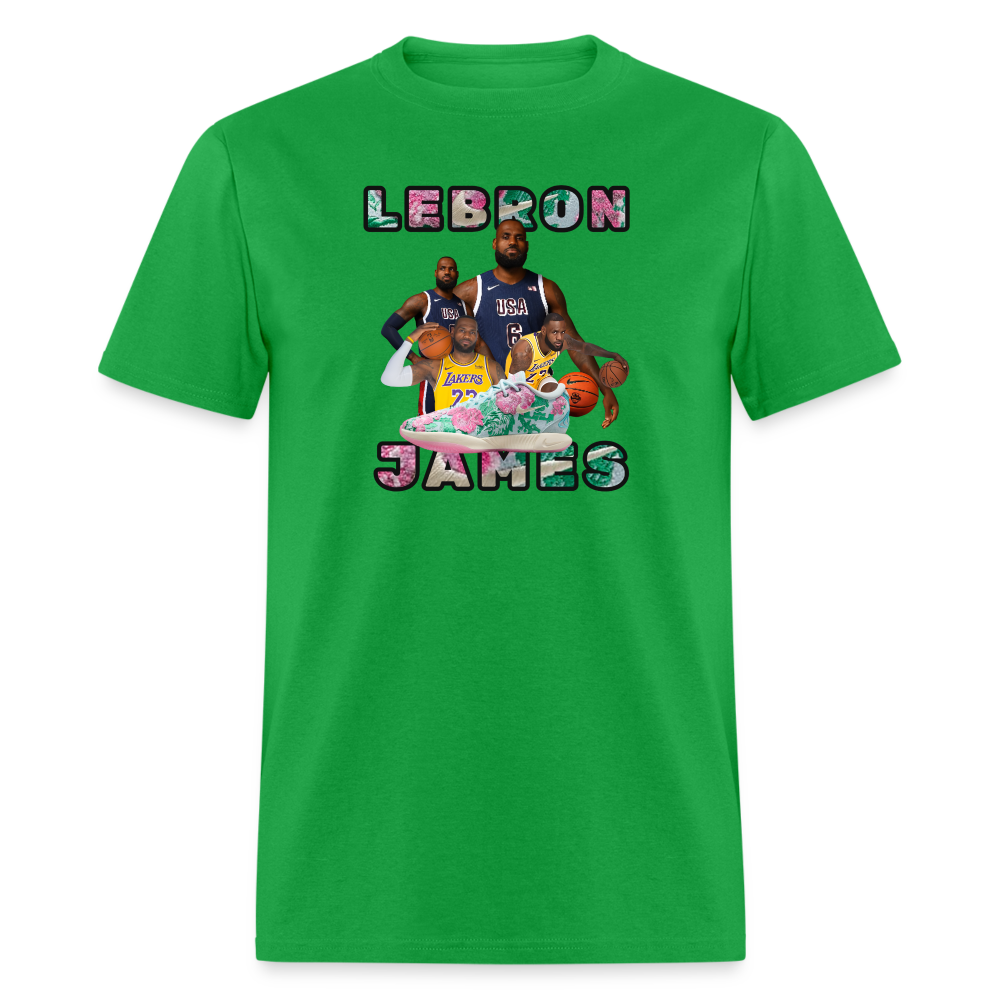 BRIGHT GREEN Lebron Shoe Unisex Classic T-Shirt - bright green