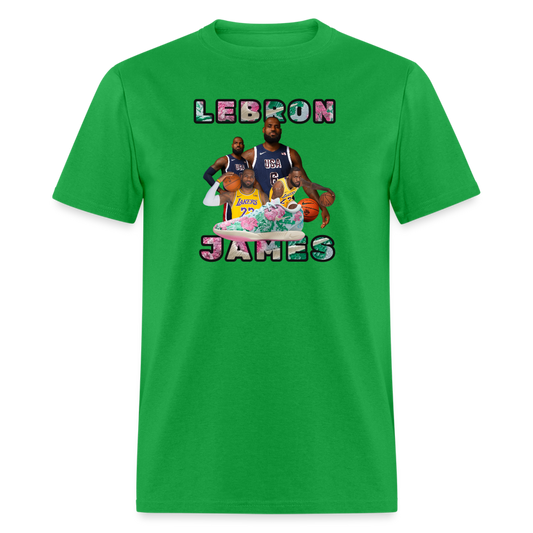 BRIGHT GREEN Lebron Shoe Unisex Classic T-Shirt - bright green