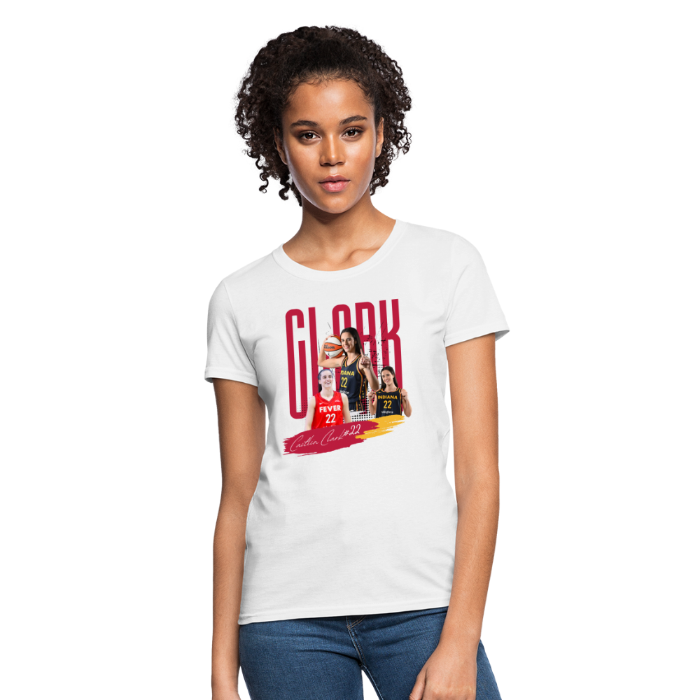 CAITLIN CLARK Women's T-Shirt - white