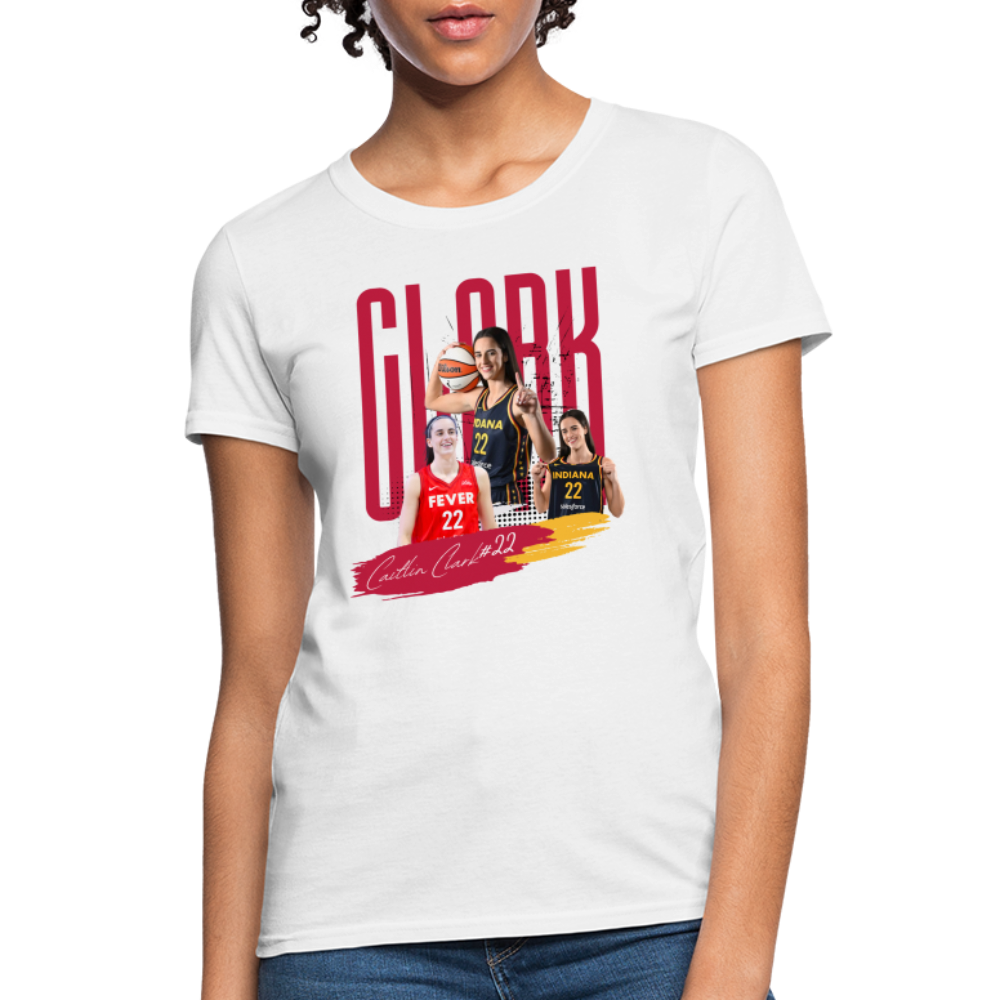 CAITLIN CLARK Women's T-Shirt - white