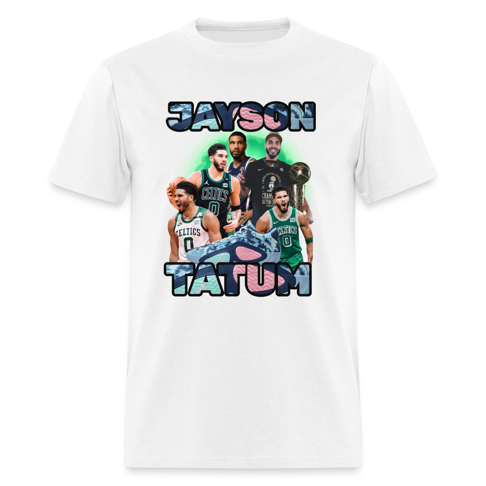 JAYSON TATUM GREEN LATERN DENIM Unisex Classic T-Shirt - white