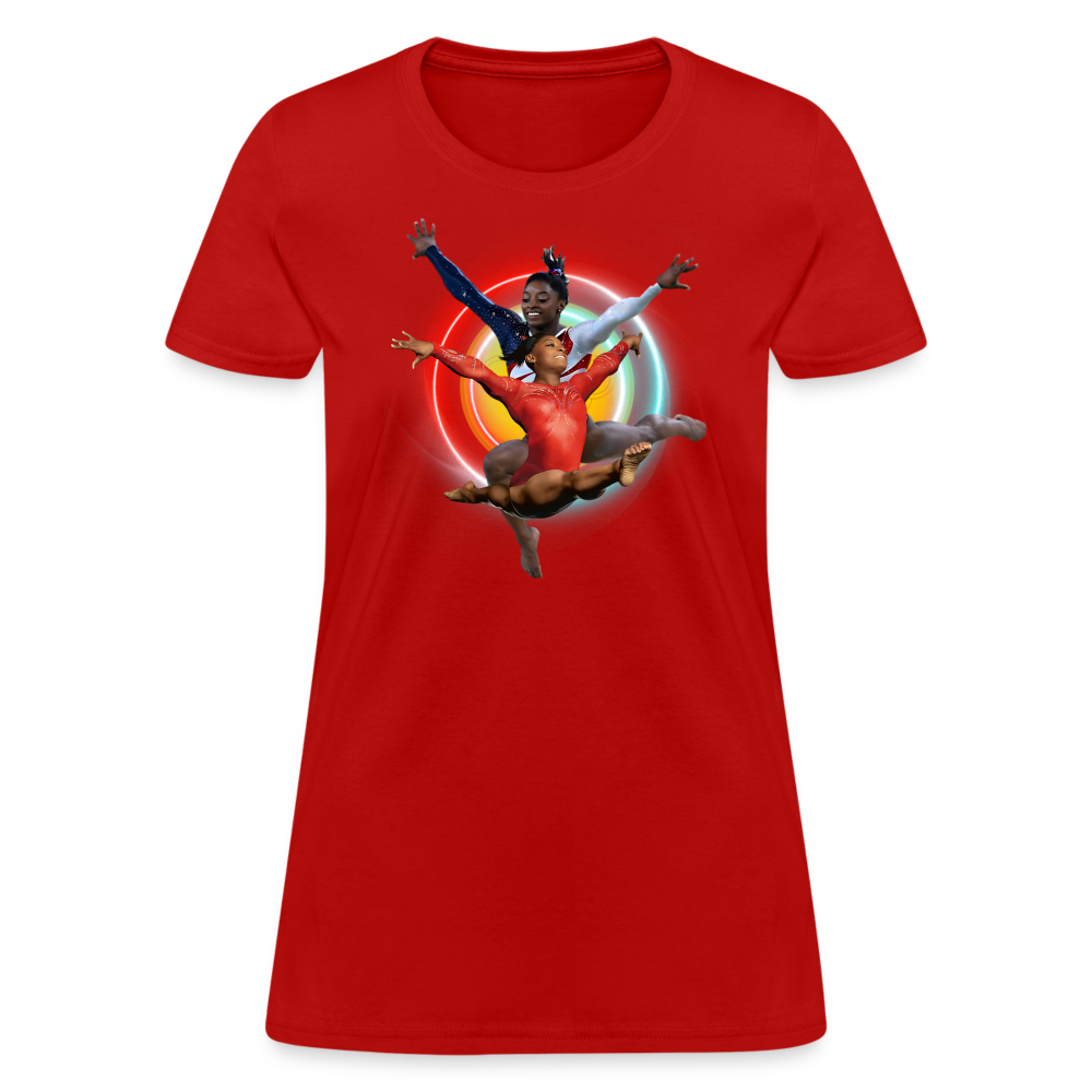 4 SIMONE BILES Women's T-Shirt - red