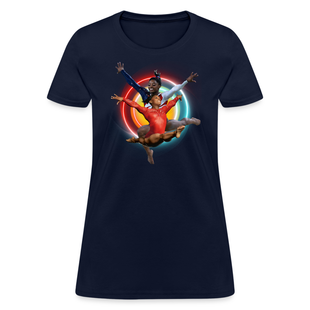 4 SIMONE BILES Women's T-Shirt - navy