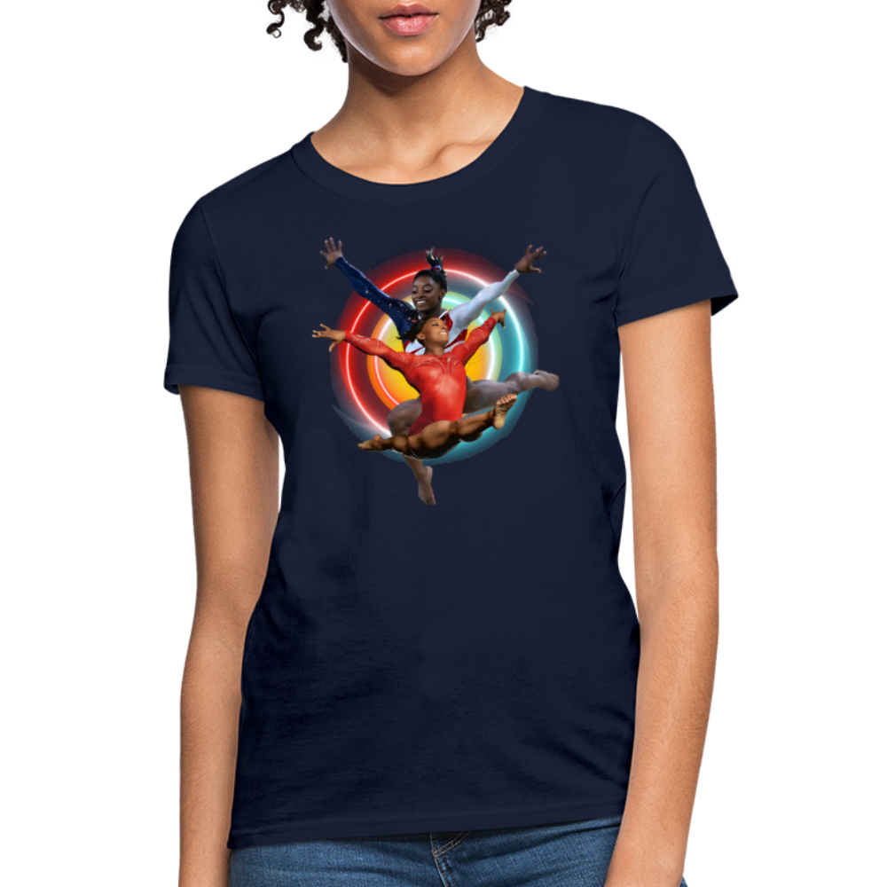 4 SIMONE BILES Women's T-Shirt - navy