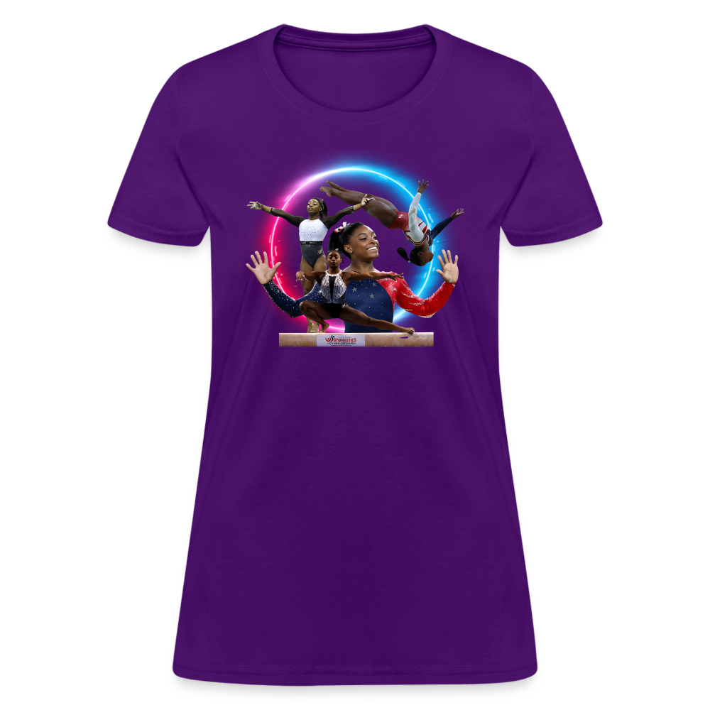 1 SIMONE BILESWomen's T-Shirt - purple